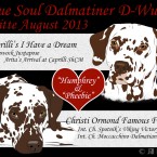 Deckung 16.06.2013: Caprilli's I Have a Dream & Christi Ormond Famous Flame True Soul Dalmatiner